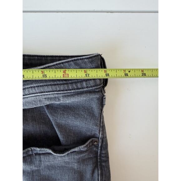 Diesel Jeans Mens Size 34x32 Black Denim Straight Slim Zip Fly Stretch Hipster - Picture 9 of 11